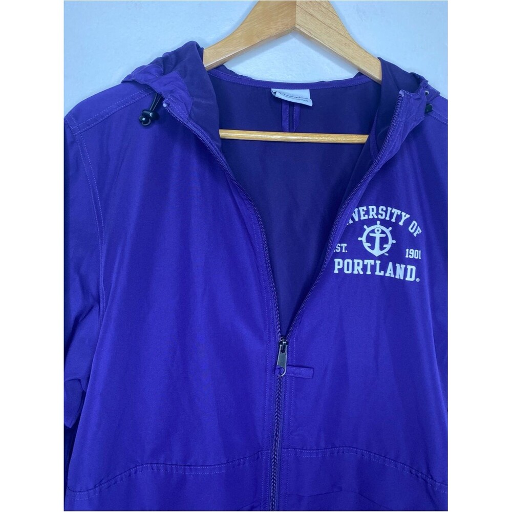 University of Portland Windbreaker with Hood Size S Activewear College Unisex - Picture 3 of 7